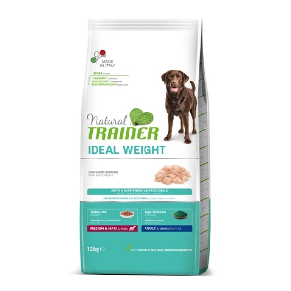 Natural trainer ideal weight adult medium / maxi white meat