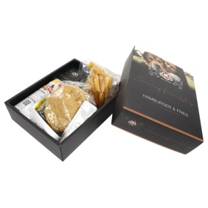 Snuffle hamburger en patat box