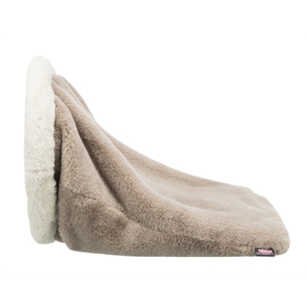 Trixie kattenmand slaapzak amira taupe / creme