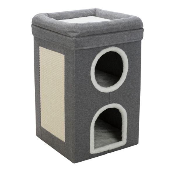 Trixie krabpaal cat tower saul grijs