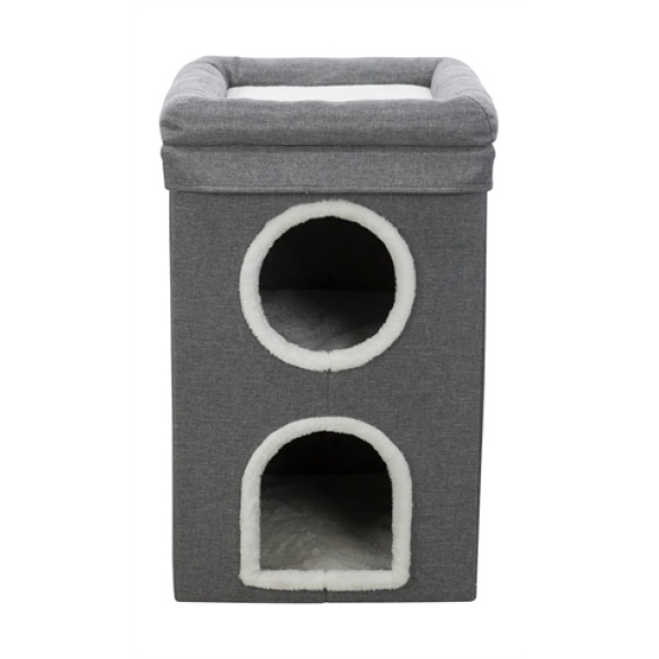 Trixie krabpaal cat tower saul grijs