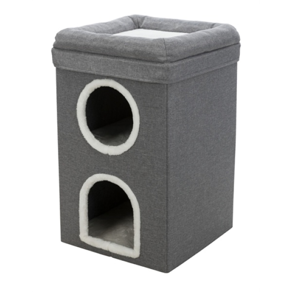 Trixie krabpaal cat tower saul grijs