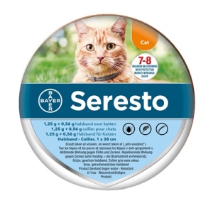 Seresto teken- en vlooienband kat