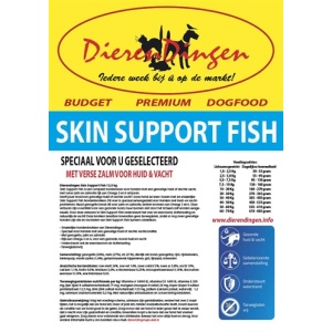 Budget premium dogfood skin support fish