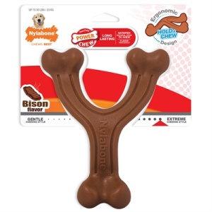 Nylabone extreme chew wishbone bison