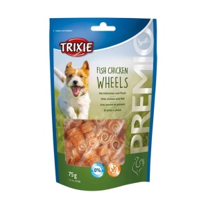 Trixie premio fish chicken wheels