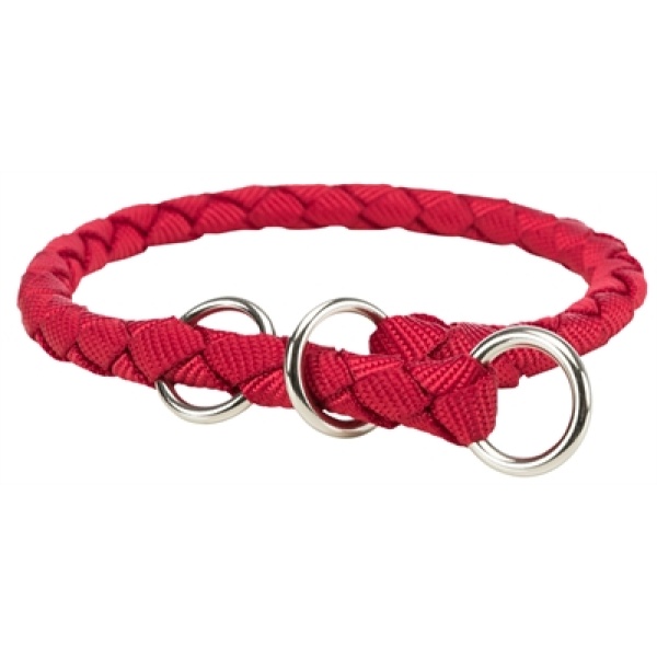 Trixie halsband hond cavo slip halsband rood