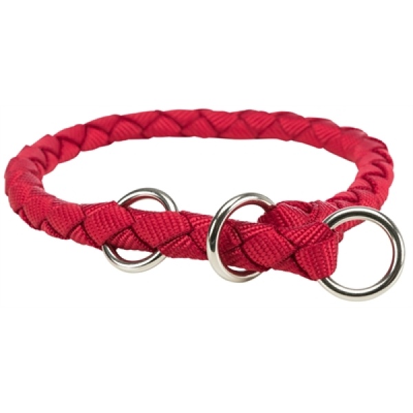 Trixie halsband hond cavo slip halsband rood