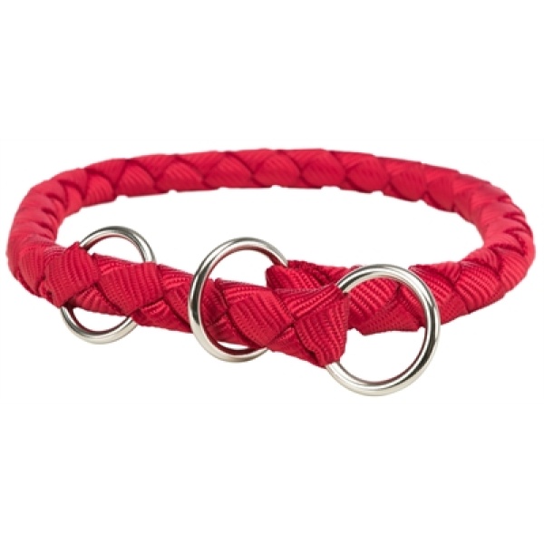 Trixie halsband hond cavo slip halsband rood