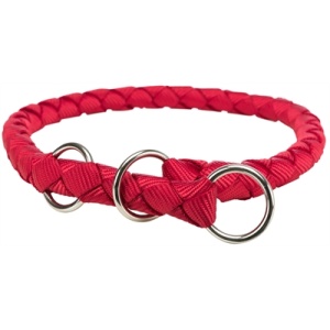 Trixie halsband hond cavo slip halsband rood