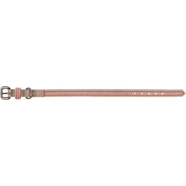 Trixie halsband hond native leer cappuccino