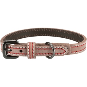 Trixie halsband hond native leer cappuccino