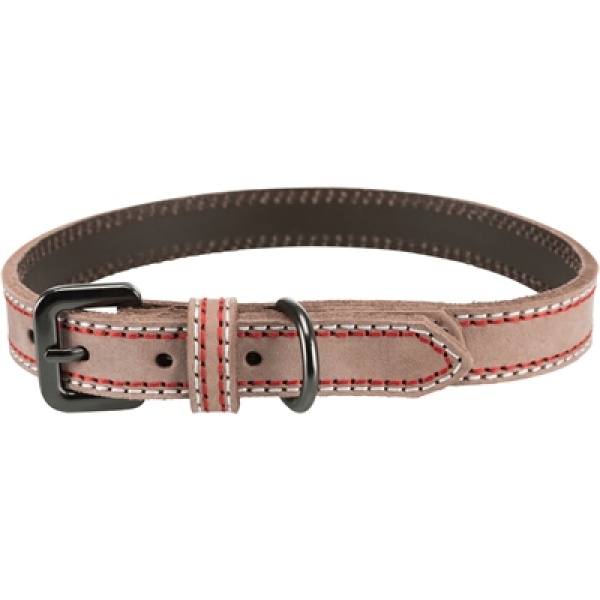 Trixie halsband hond native leer cappuccino