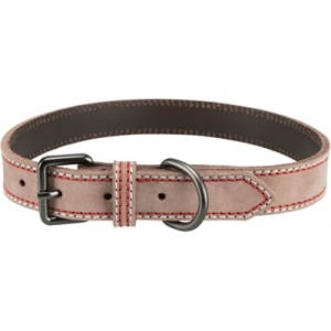 Trixie halsband hond native leer cappuccino