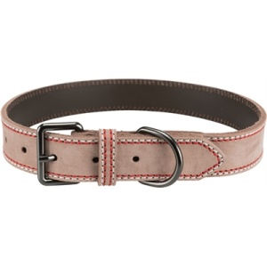 Trixie halsband hond native leer cappuccino