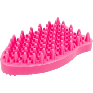 Trixie massageborstel silicone roze