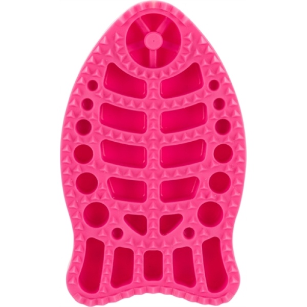 Trixie massageborstel silicone roze