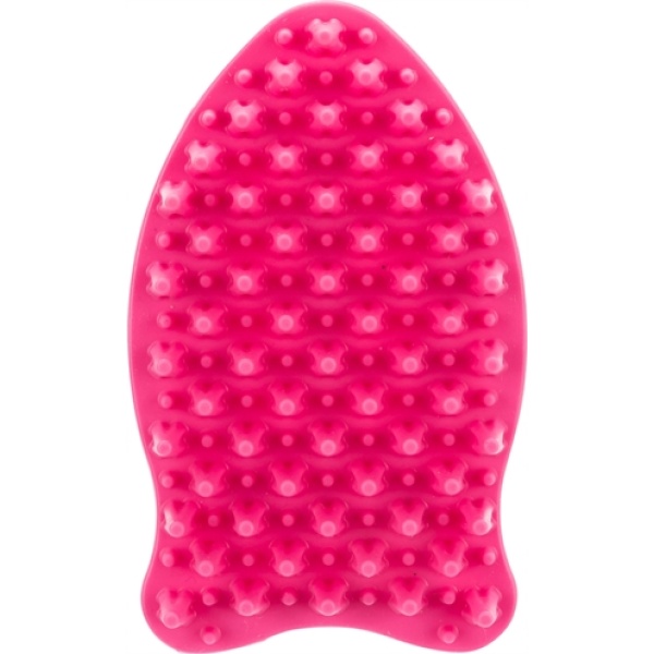 Trixie massageborstel silicone roze