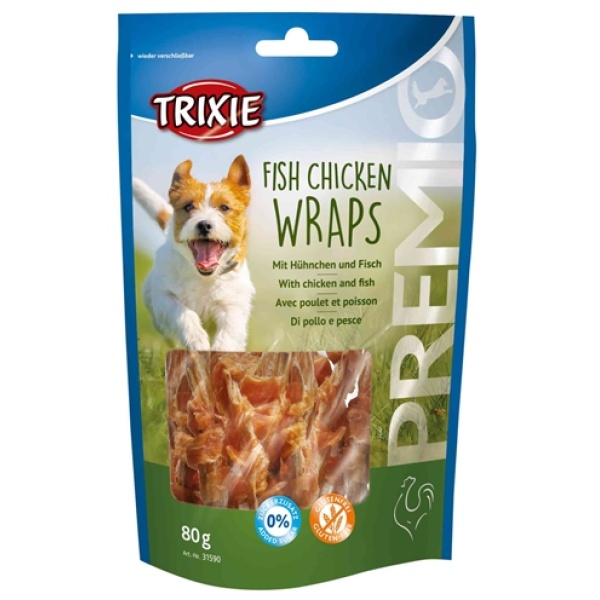 Trixie premio fish chicken wraps