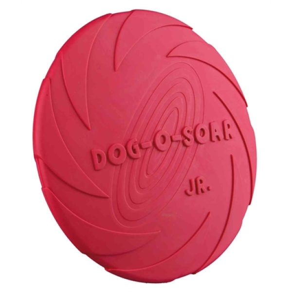 Trixie dog disc drijvend natuurrubber assorti