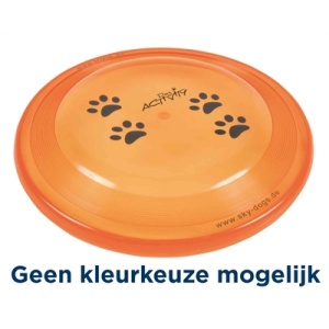 Trixie dog disc kunststof geschikt voor wedstrijden assorti