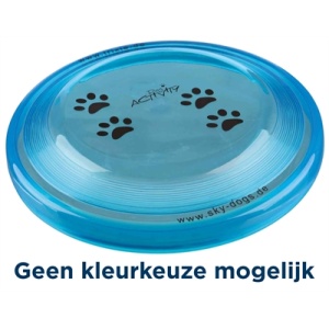 Trixie dog disc kunststof geschikt voor wedstrijden assorti