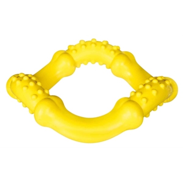 Trixie aqua toy natuurrubber golvende ring assorti