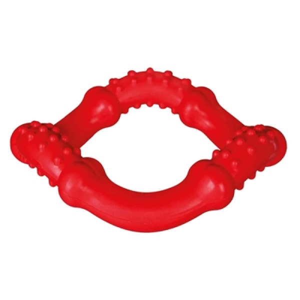 Trixie aqua toy natuurrubber golvende ring assorti