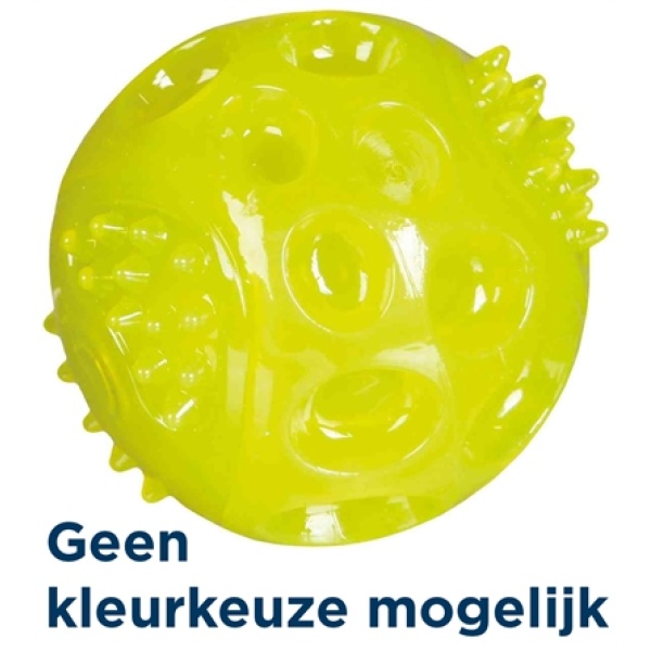 Trixie knipperbal zonder geluid drijvend tpr assorti