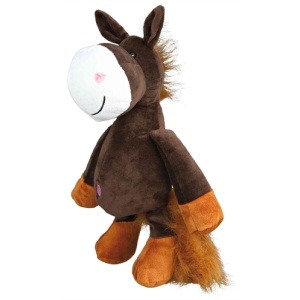 Trixie pluche paard met dierengeluid