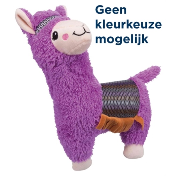 Trixie pluche alpaca met geluid assorti