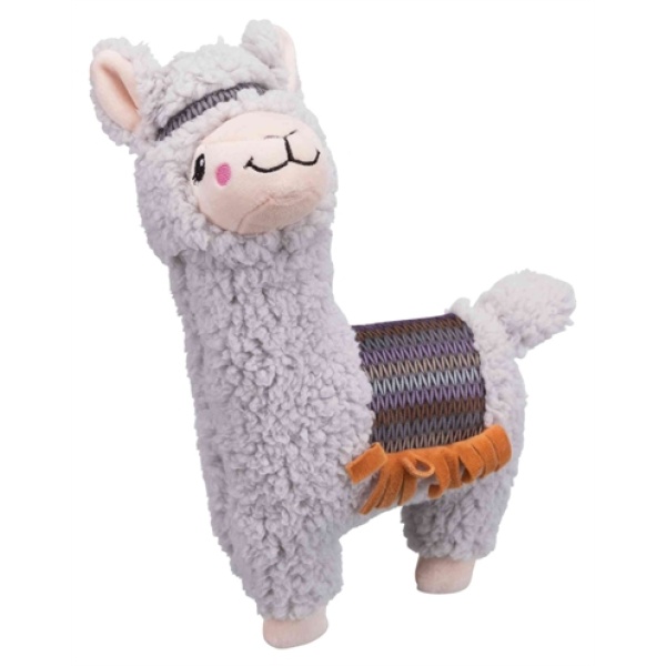 Trixie pluche alpaca met geluid assorti