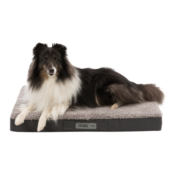 Trixie vital matras bendson orthopedisch donkergrijs / lichtgrijs