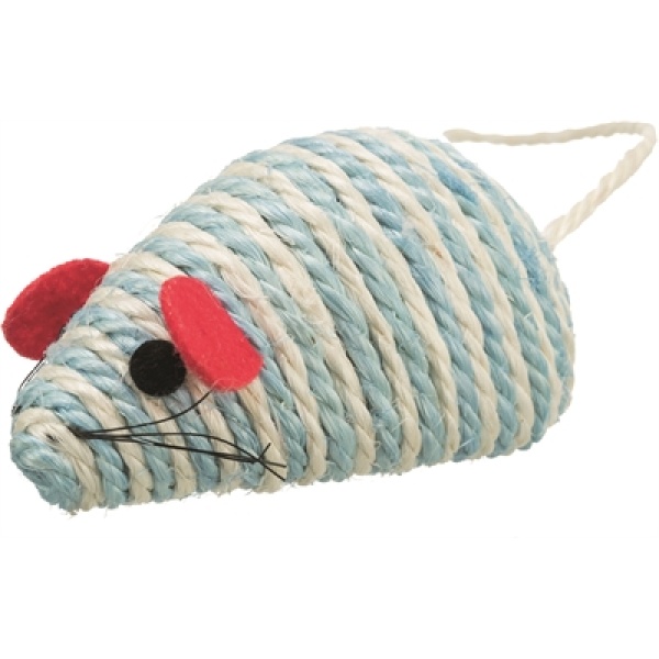 Trixie muis sisal met catnip assorti