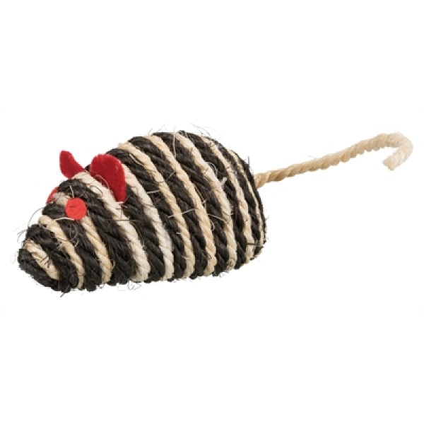 Trixie muis sisal met catnip assorti