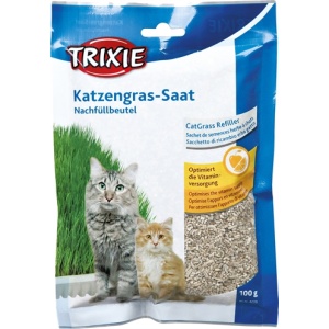 Trixie kattengras zaad navulzakje voor #4232