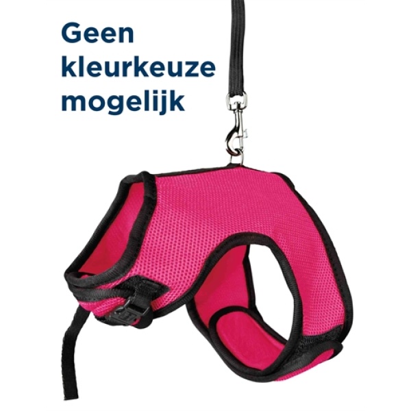 Trixie softtuig met riem grote konijnen assorti