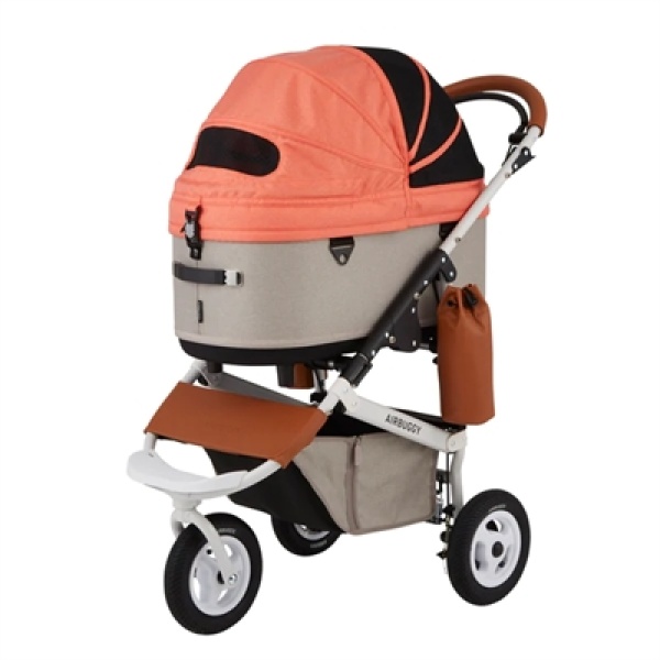 Airbuggy hondenbuggy dome3 l met rem carrot oranje