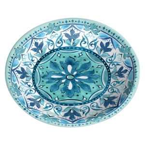 Tarhong voerbak kat gibraltar melamine blauw