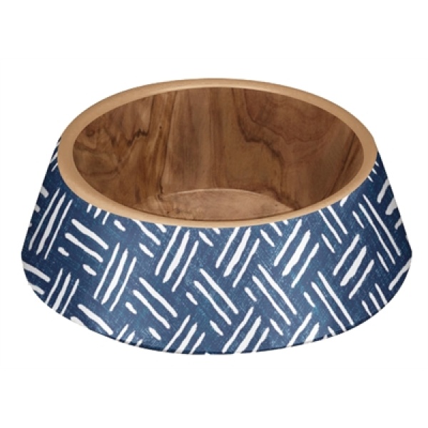 Tarhong voerbak hond oasis melamine indigo blauw