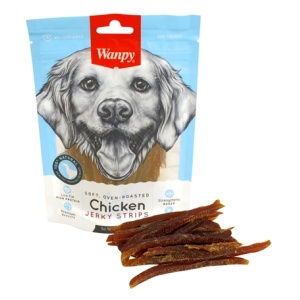 Wanpy soft oven-roasted chicken jerky strips