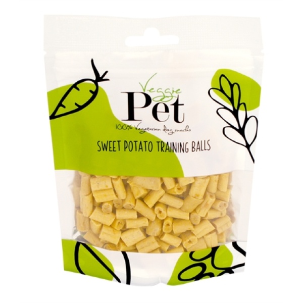 Veggie pet sweet potato training balls