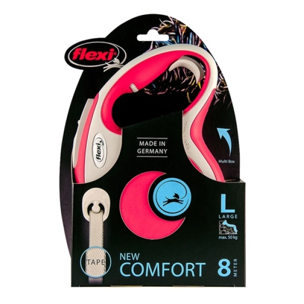 Flexi rollijn new comfort tape rood