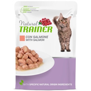 Natural trainer cat mature salmon pouch