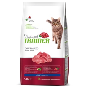 Natural trainer cat adult beef