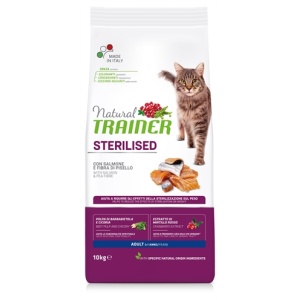 Natural trainer cat sterilised salmon