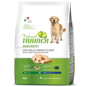 Natural trainer dog adult maxi chicken / rice