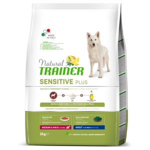 Natural trainer dog adult medium / maxi sensitive plus horse