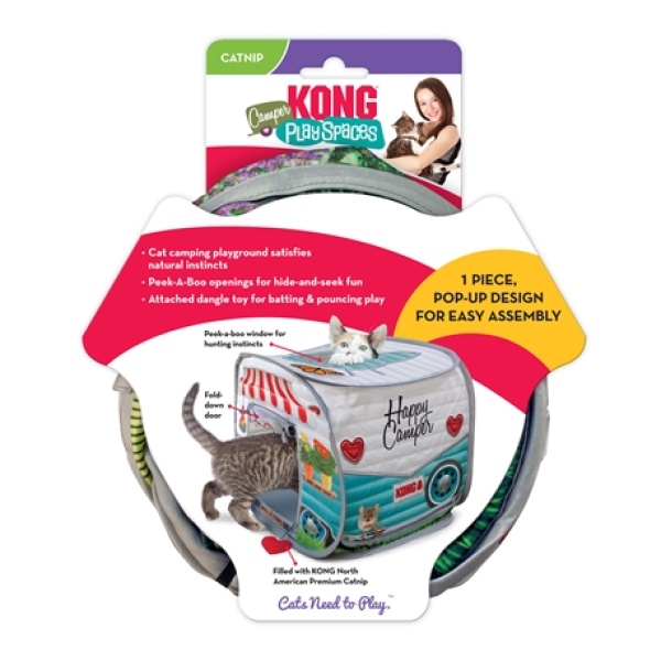 Kong play spaces camper kattentent