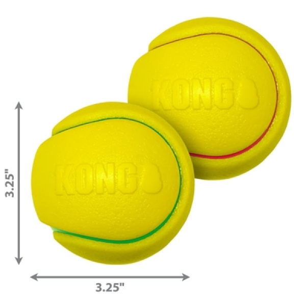 Kong squeezz tpr tennisbal geel assorti